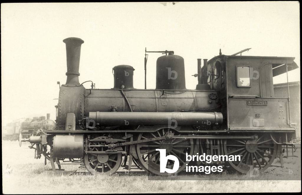 Photo German passenger locomotive Model 34/80 Saxony