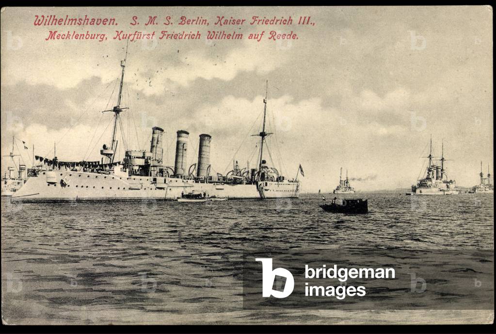 Warship Germany SMS Berlin, Kaiser Friedr.