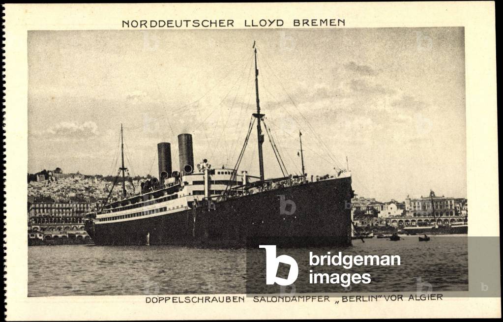 Algiers, North German Lloyd Bremen, Dampfer Berlin