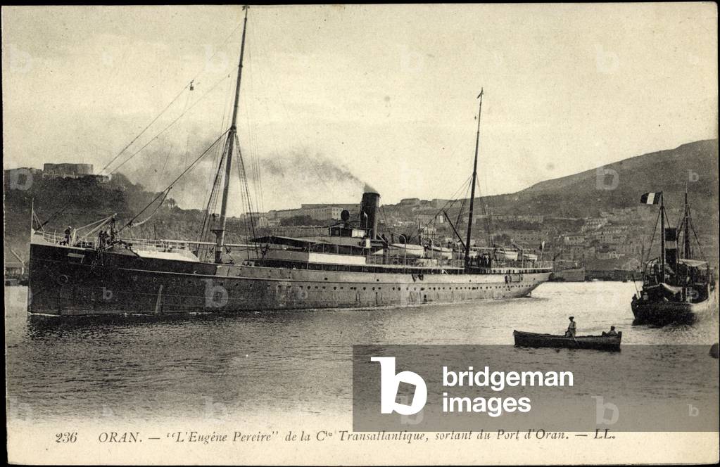 CGT, L'Eugène Pereire leaving the Port of Oran