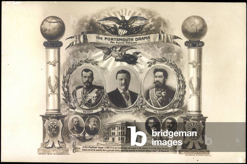 Nicholas II, Theodore Rossevelt, Emperor Mikado,