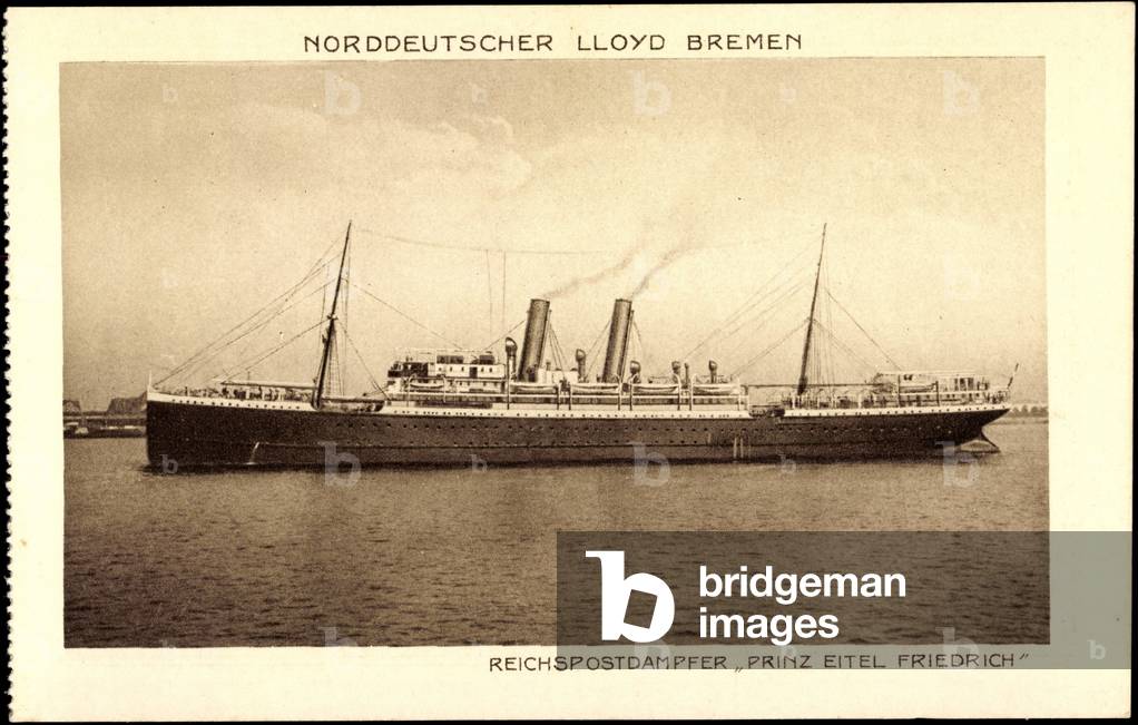 North German Lloyd Bremen, steamer Prince Eitel Fr.