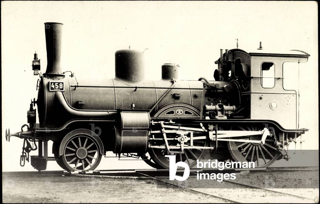 Photo German steam locomotive 458 Hannover