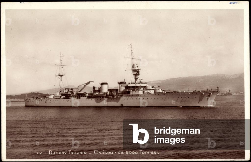 French warship Duguay Trouain, croiseur