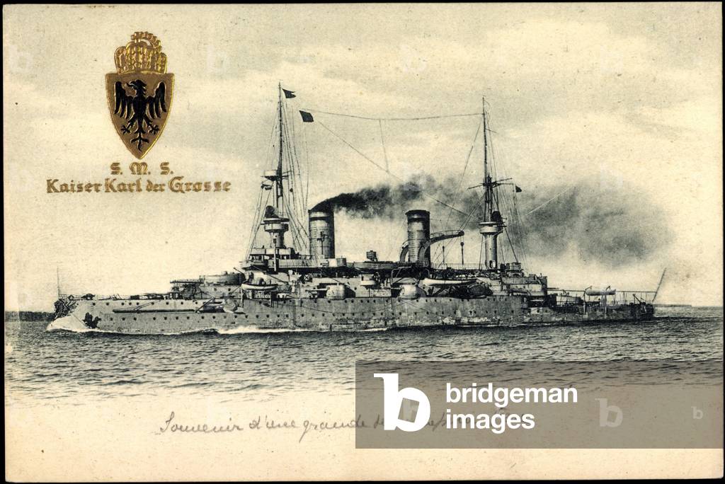 S.M.S Emperor Charlemagne, Coat of Arms, Warship