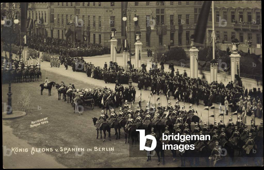Berlin, Castle, Reception by King Alfonso of Spain