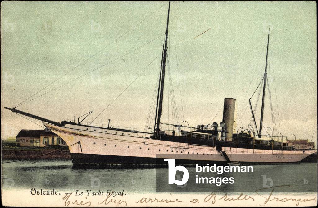 Ostend, Le Yacht Royal, 2 Master, sailing ship