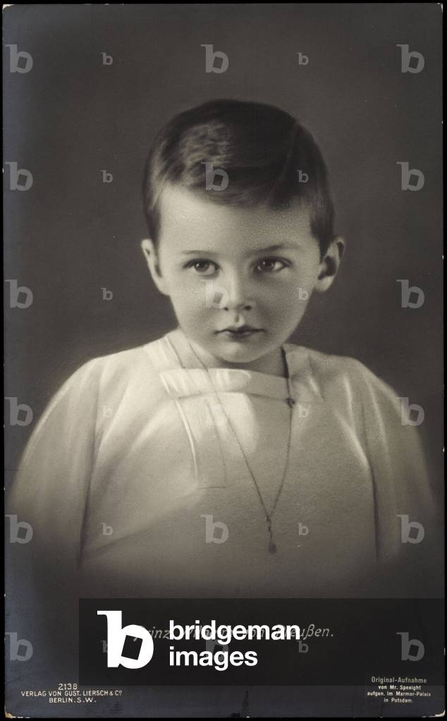 Ak Junger Prince Wilhelm von Prussia, Liersch 2138 (b/w photo)