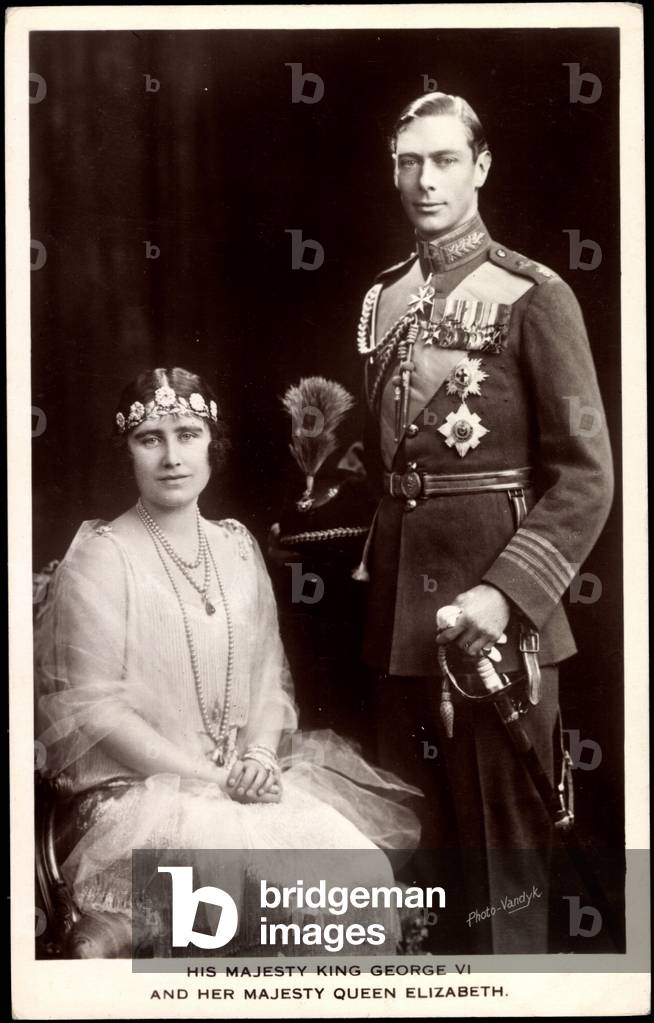 His Majesty King George VI, Queen Elisabeth