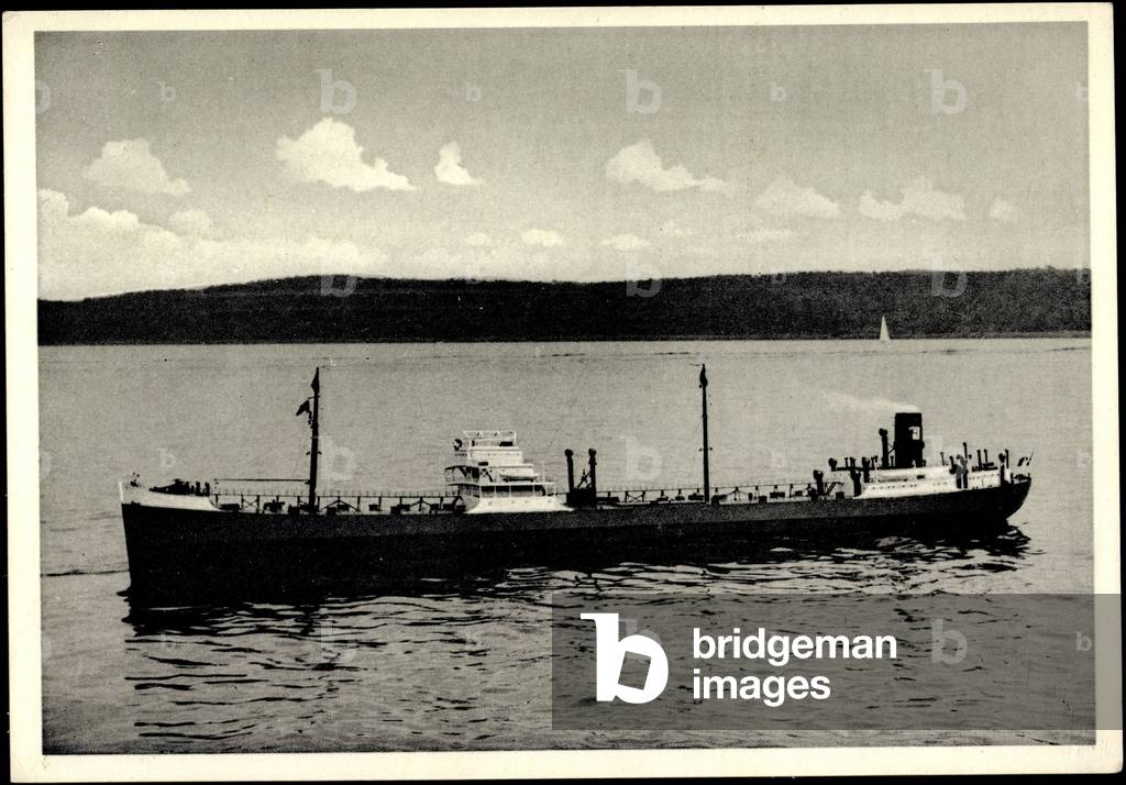 Model boat, motor tanker Franz Klasen, Esselub