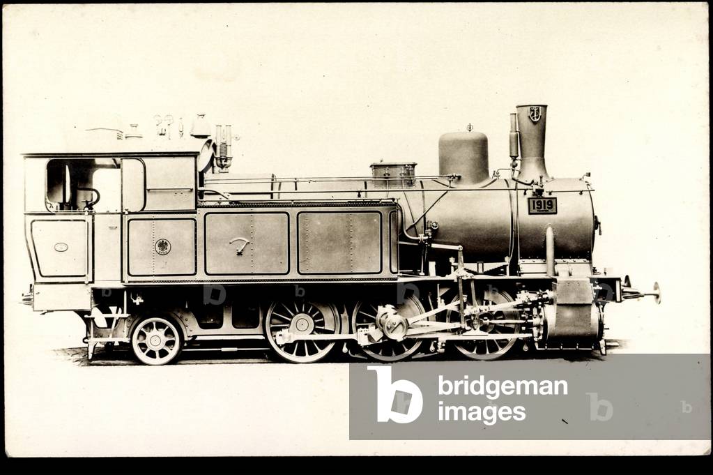 Photo German steam locomotive 1919, Axis arrangement A3