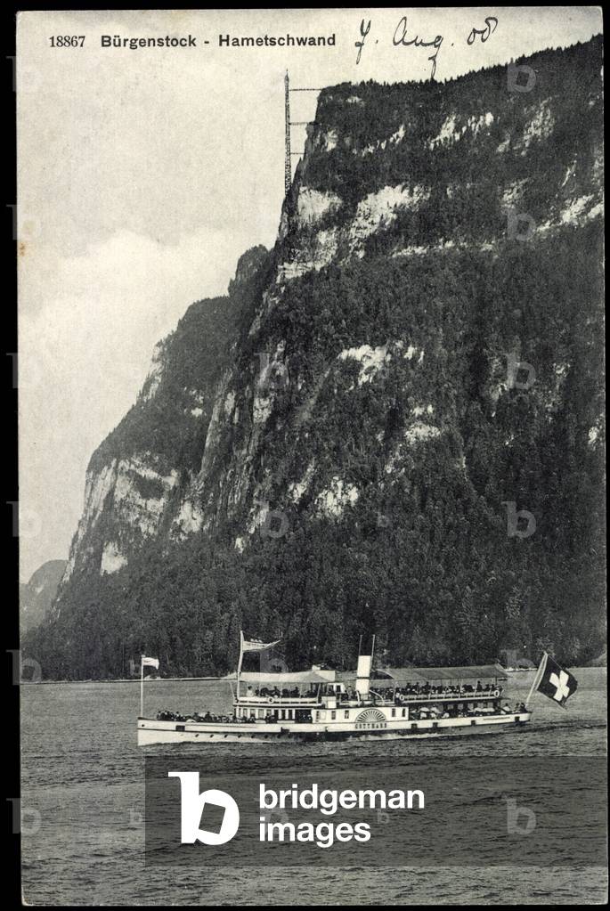 Bürgenstock, Lake Lucerne, steamer Gotthard
