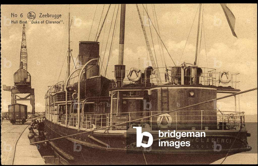 Zeebrugge, Hull Boat Duke of Clarence, Hafenkran