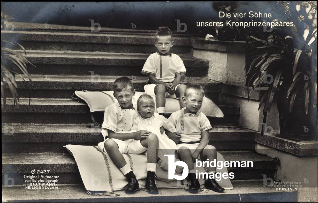 Four sons of our Crown Prince couple, PH Berlin 2427