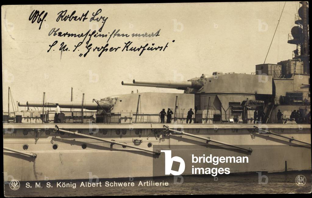 Warship S. M. S. King Albert, Artillery