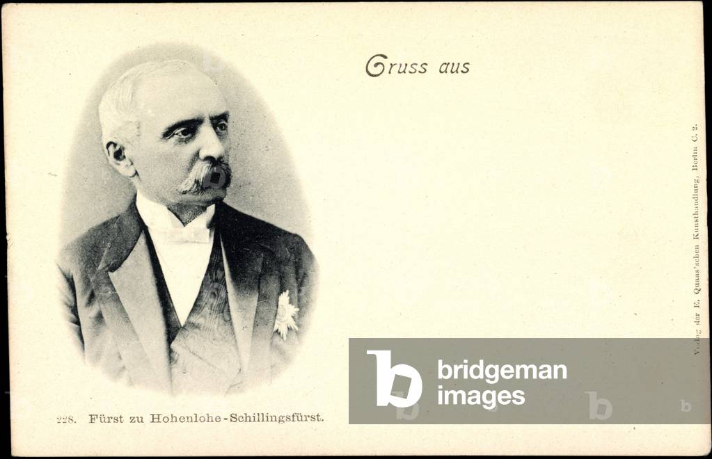 Prince Chlodwig of Hohenlohe Schillingsfürst
