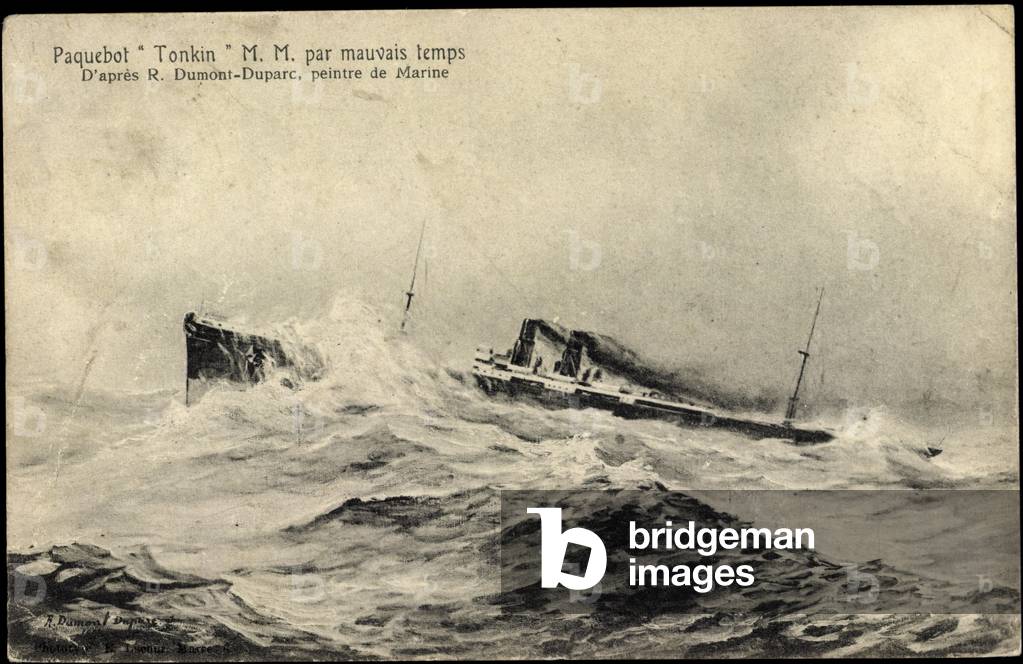 Künstler Dumont, A., Paquebot Tonkin M.M