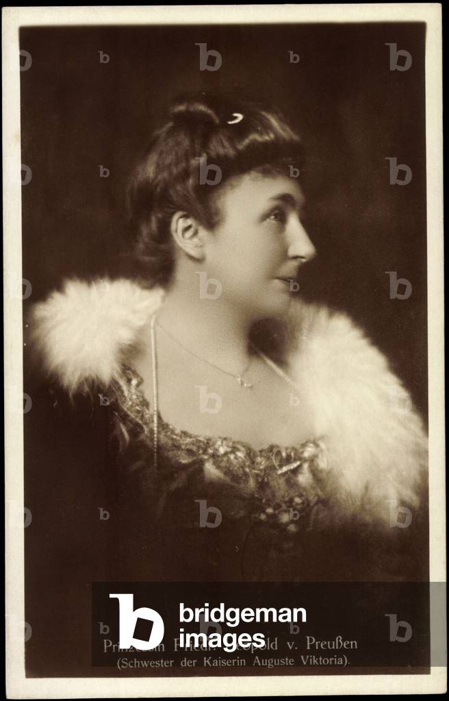 Ak Luise Sophie, Princess Friedrich Leopold of Prussia (b/w photo)