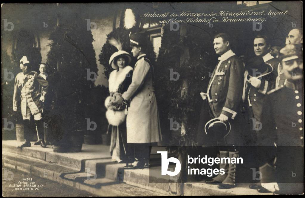 Duke Ernst August of Braunschweig with wife