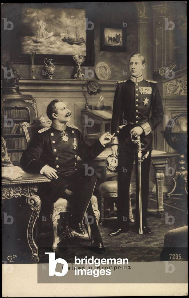 Artist Kaiser Wilhelm II, Crown Prince Wilhelm
