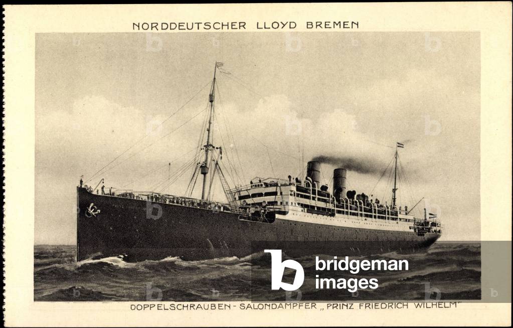 North German Lloyd Bremen, steamer Prince Fr. Wilhelm