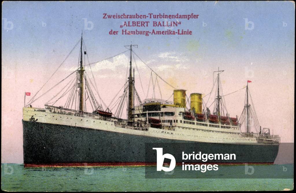 Turbinendampfer Albert Ballin, Hapag