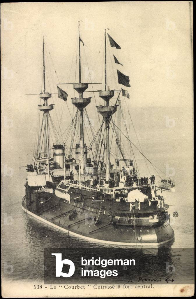 French warship Le Courbet, Cuirassé