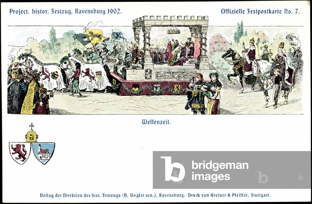 Ravensburg, Pade 1902, Welfenzeit, Nobility in the Car