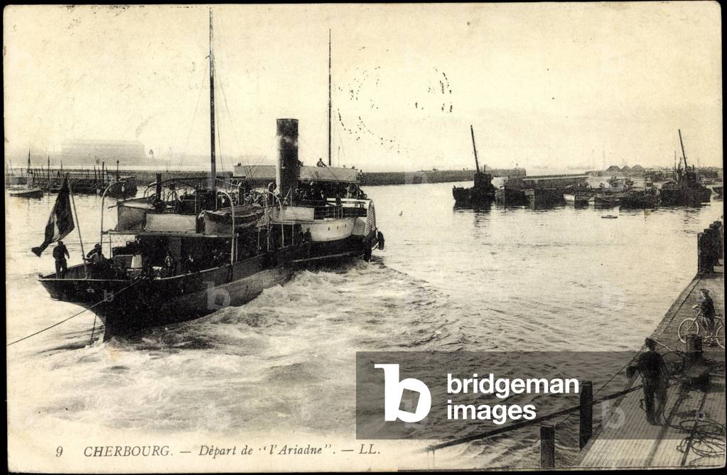 Cherbourg, Departure of the liner Ariadne