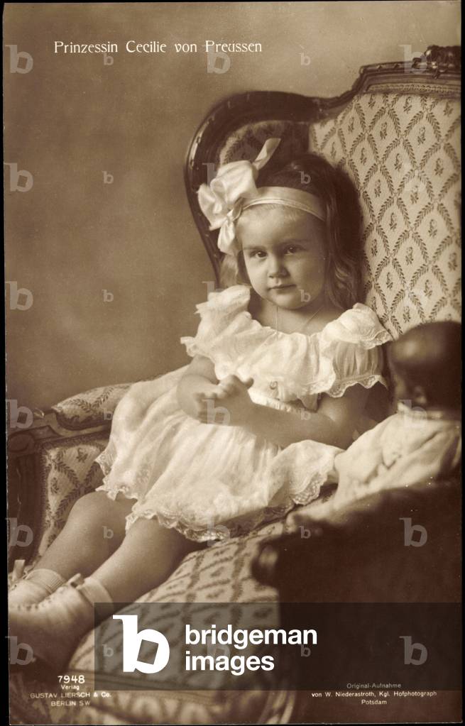 Ak Princess Cecilie of Prussia, Liersch 7948 (b/w photo)