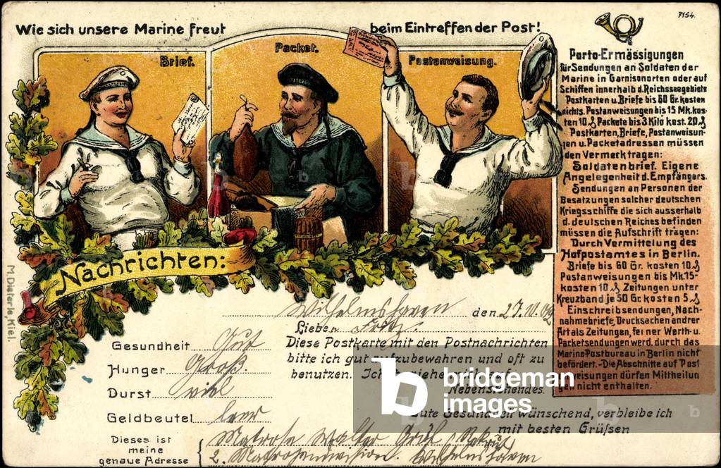 Litho News, German sailors happy to post