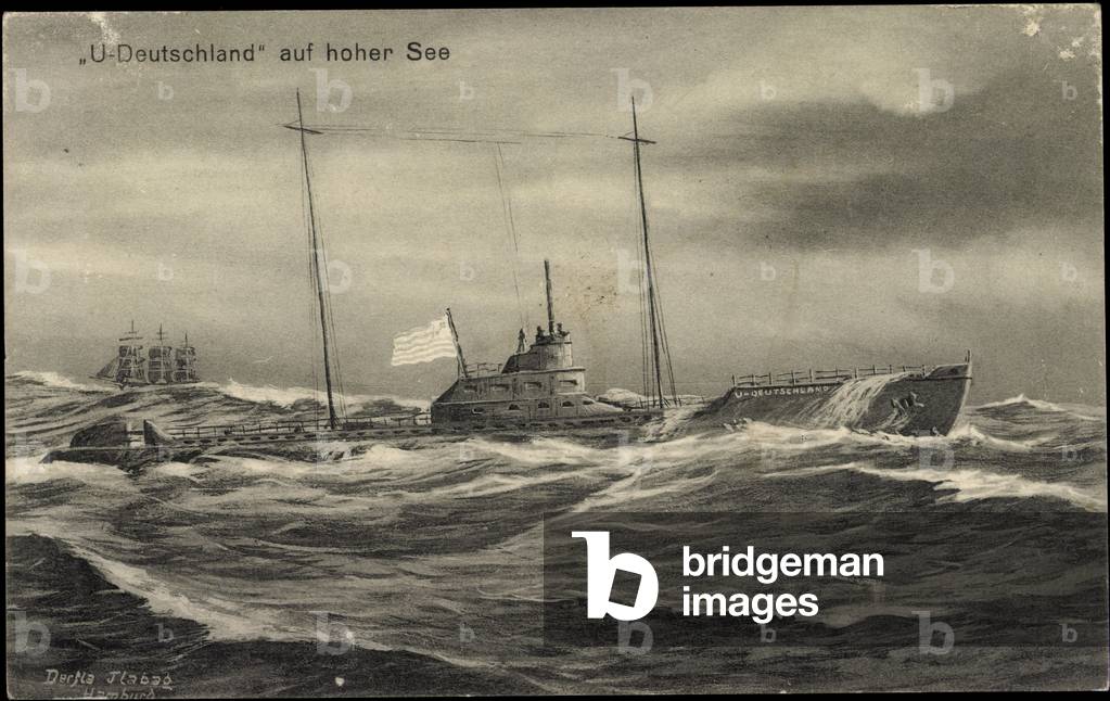 Artist Ilabad, U Boat Germany on the high seas
