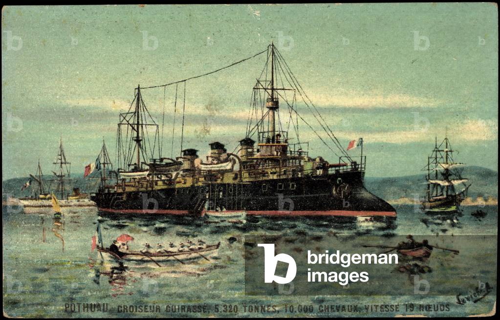 French warship Pothuau, Croiseur Cuirassé