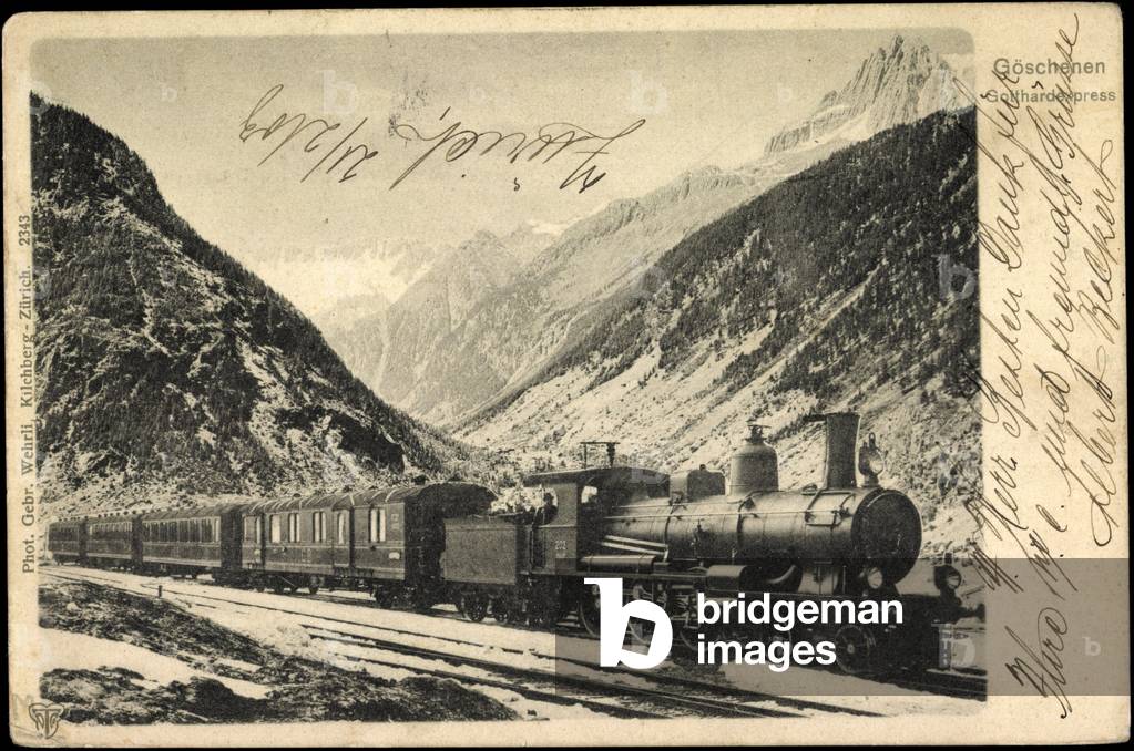Railways, Switzerland, Göschenen, Gotthardexpress, Lok
