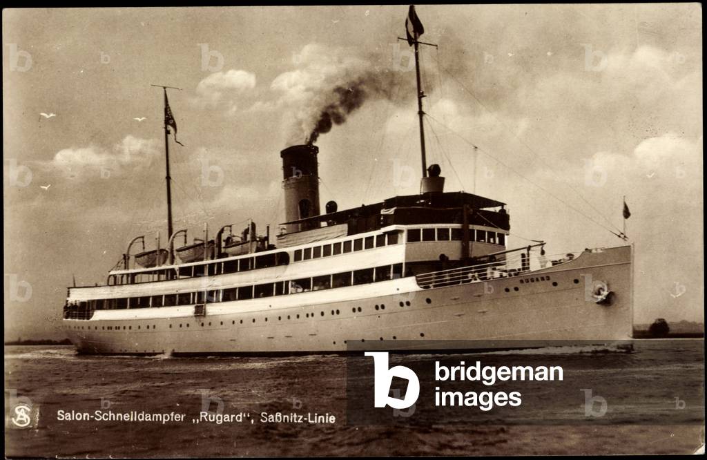 The Salon Rapid Steamer Rugard of the Sassnitz Line