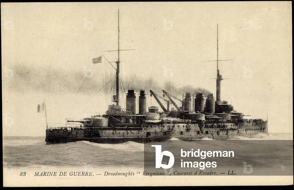 French warship Vergniaud, Dreadnought
