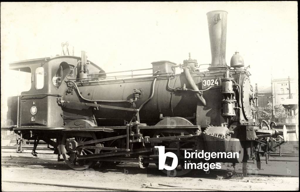 Photo German goods locomotive G1 3024, building