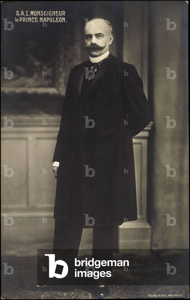 Ak S.A.I. Bishop Prince Napoleon of Belgium (b/w photo)