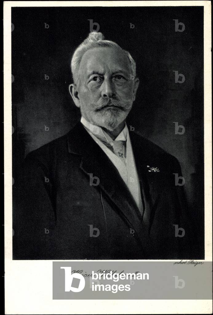 Ak Emperor Wilhelm II of Prussia in the House of Doorn (b/w photo)