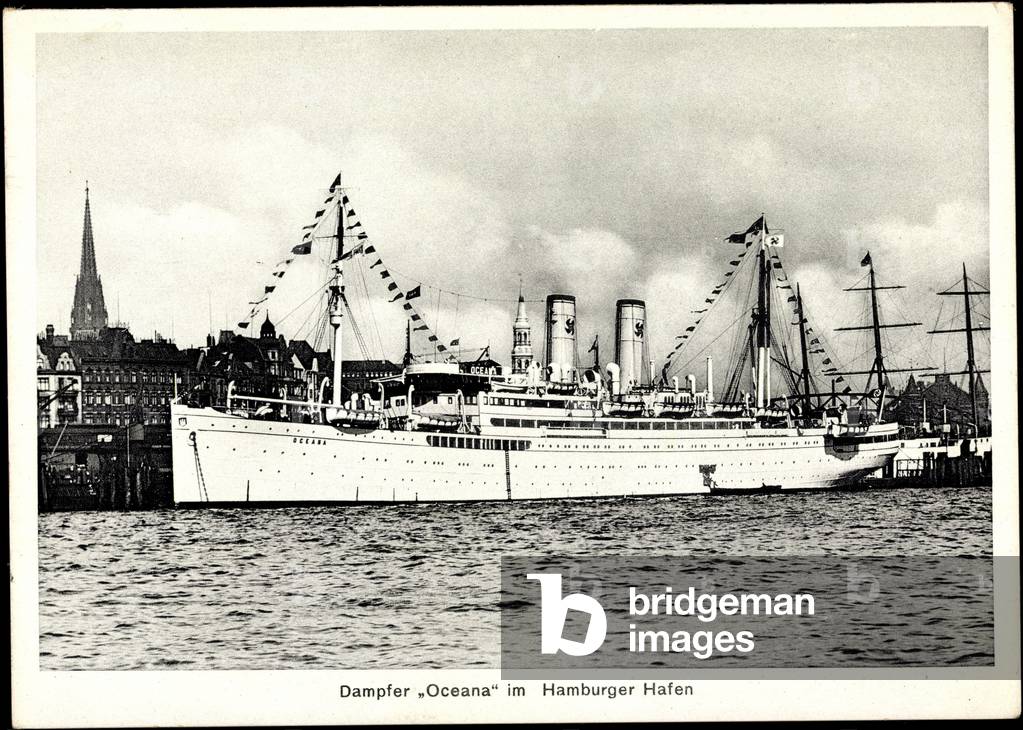 Port of Hamburg, HAPAG, Steamship Oceana