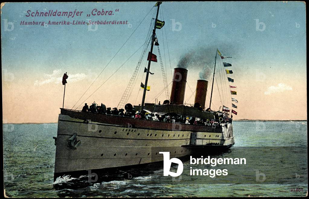Rapid steamer Cobra, HAPAG, Sea Bathing Service