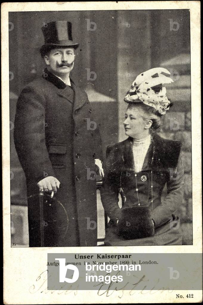 William II and Auguste Victoria, 1899 in London