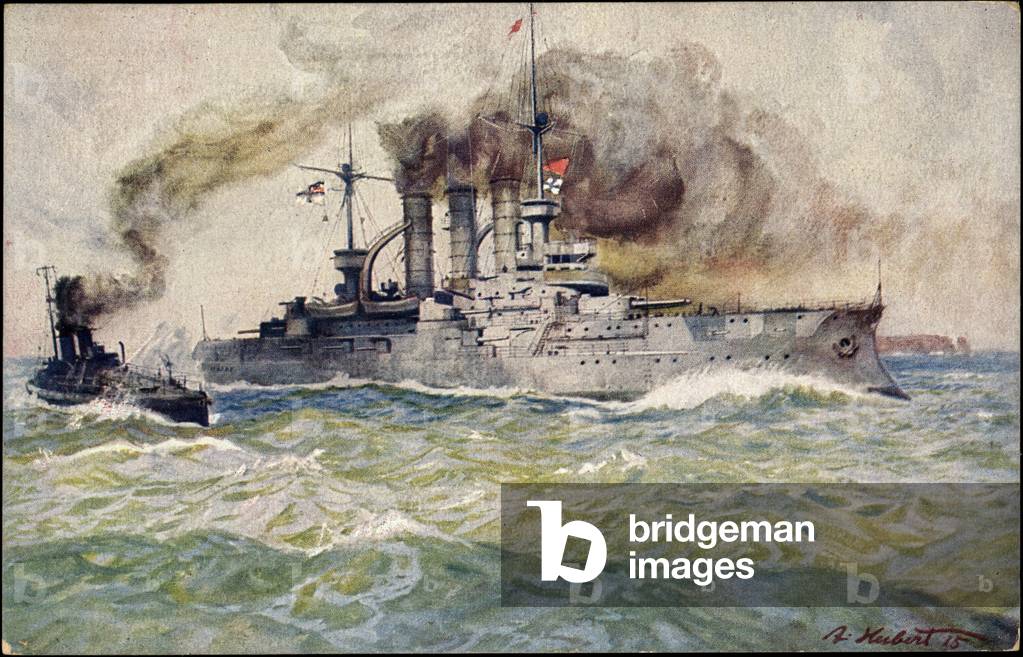 Artist Hubert, German liner ship, patrol