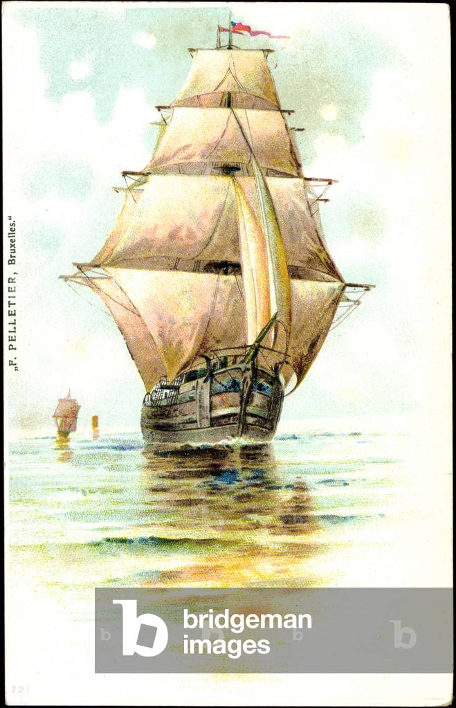 Künstler Pelletier, P., des Voiliers en route