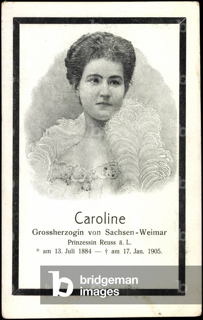 Artist Grand Duchess Caroline of Saxony Weimar