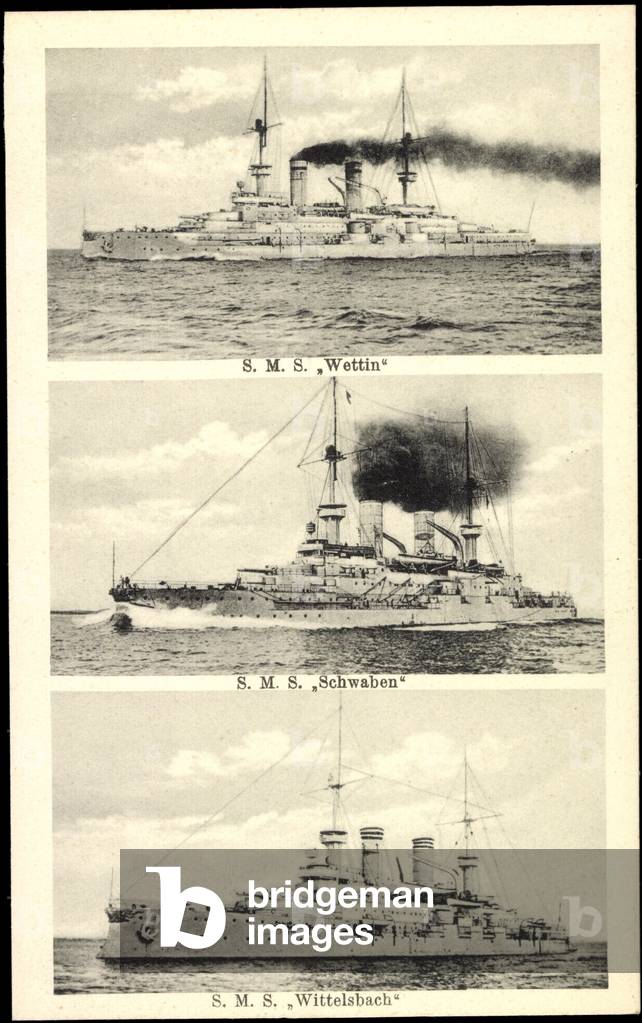 German warships, Wettin, Swabia, Wittelsbach