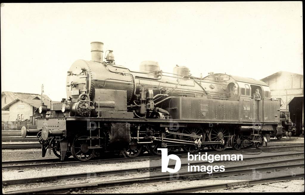 Photo German fast locomotive No. 78 008 Prussia