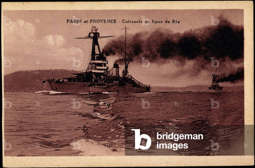 French warships Paris and Provence