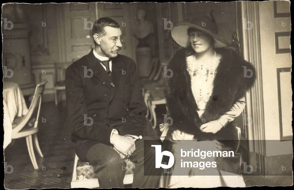 Photo Ak Wilhelm Karl and Wiltrud Marie Alix, Urach, Bavaria (b/w photo)