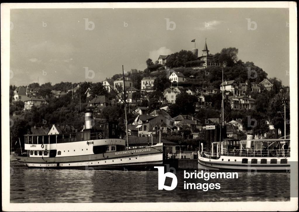 Hamburg Altona Blankenese, Salondamper Burchard